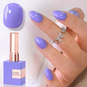 Double Rhythm Gel Nail Polish 15ml Deep Lavender front view