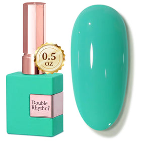 Double Rhythm Gel Nail Polish 15ML Deep Mint A1788 front view
