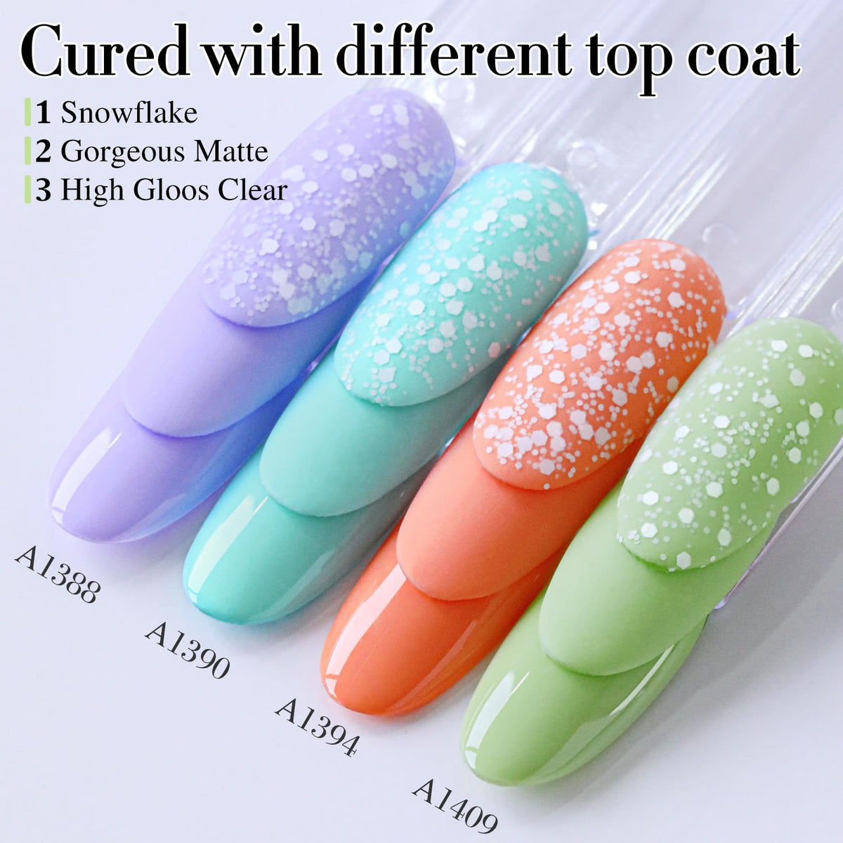 Double Rhythm Gel Nail Polish 15ML Green-A1409 packaging