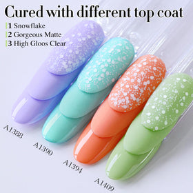 Double Rhythm Gel Nail Polish 15ML Green-A1409 packaging
