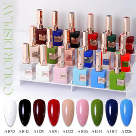 Double Rhythm Gel Nail Polish 15ML Green-A1409 with other nail care products
