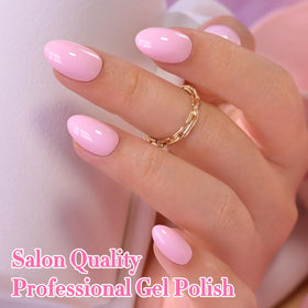 Double Rhythm Gel Nail Polish 15ml in a manicure setup