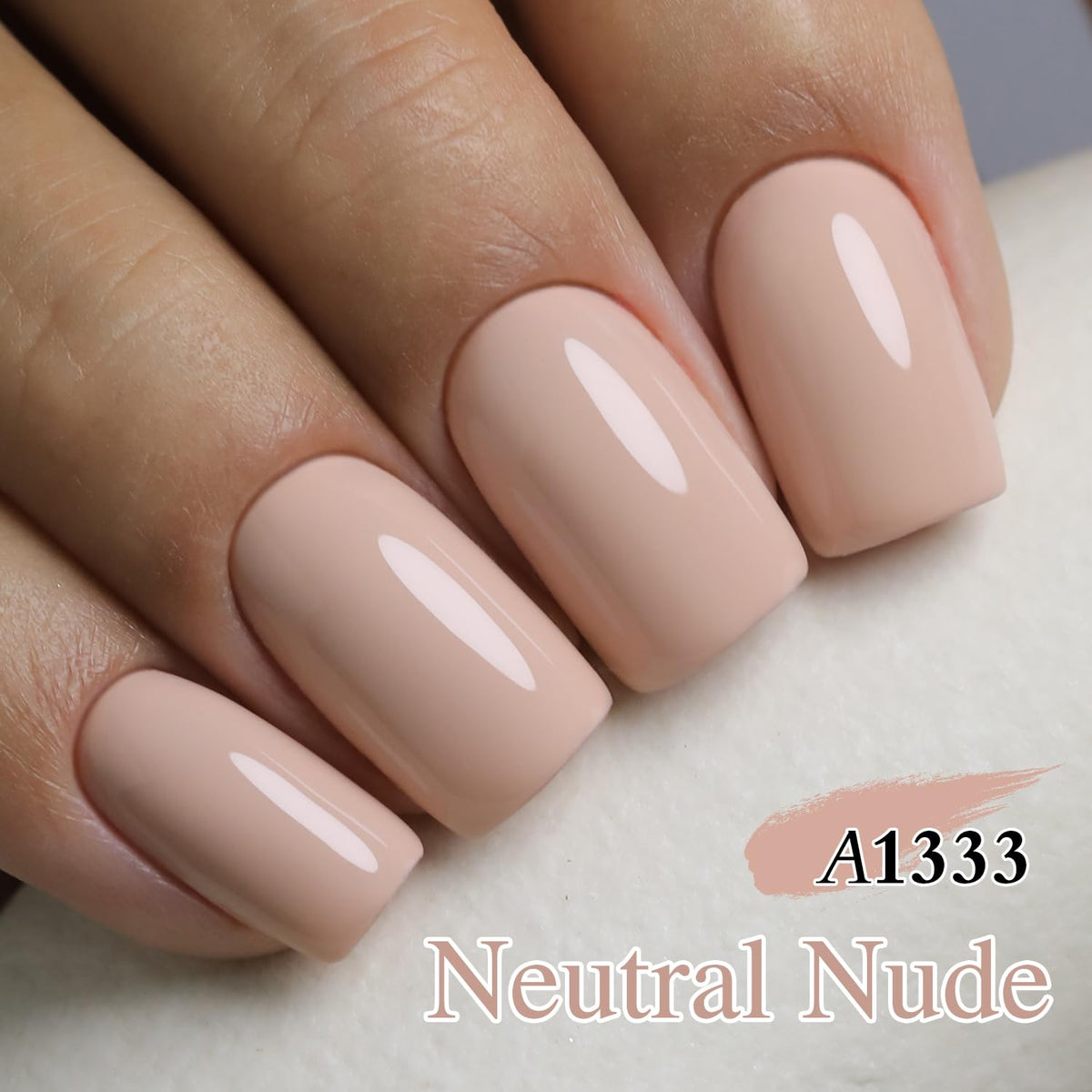 Double Rhythm Gel Nail Polish 15ML Nude-A1333 with UV lamp