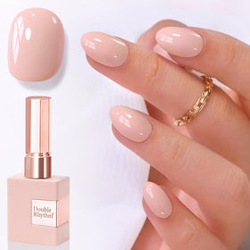 Double Rhythm Gel Nail Polish 15ml Nude Pink A1515 front view