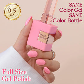 Double Rhythm Gel Nail Polish 15ml Peach Pink packaging