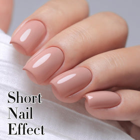 Double Rhythm Gel Nail Polish 15ML Pure Sheer Pink bottle side view
