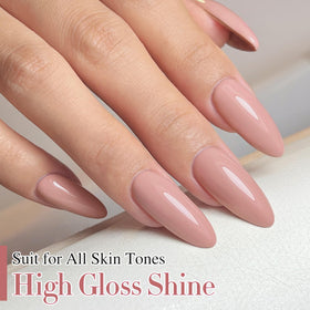Double Rhythm Gel Nail Polish 15ML Pure Sheer Pink in packaging