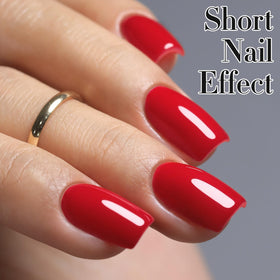 Double Rhythm Gel Nail Polish 15ML Red-A1399 bottle side view