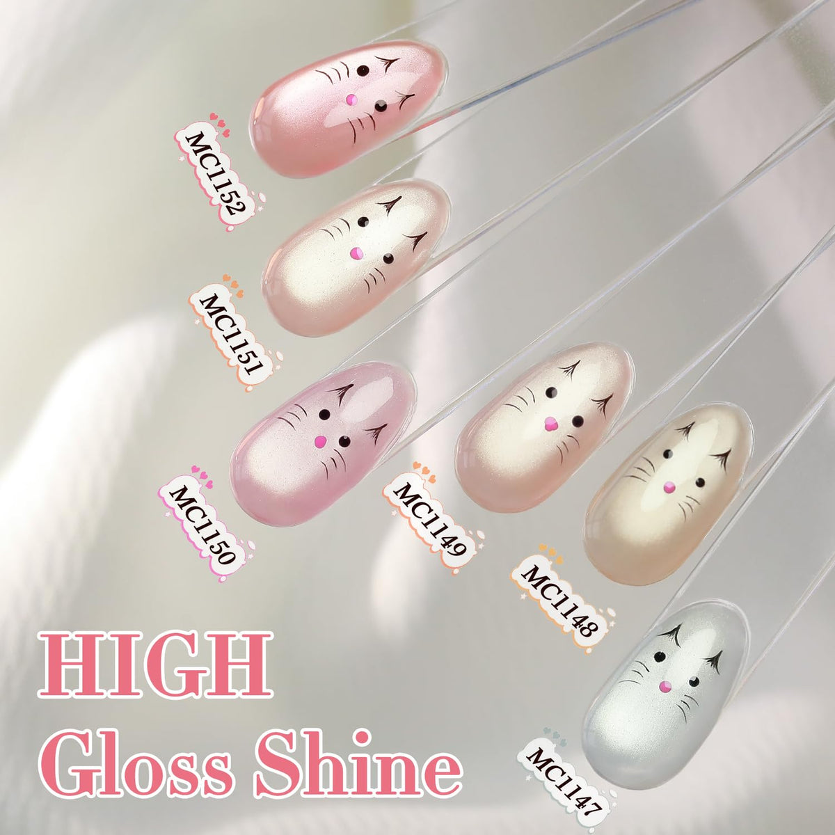 Double Rhythm Gel Nail Polish application process