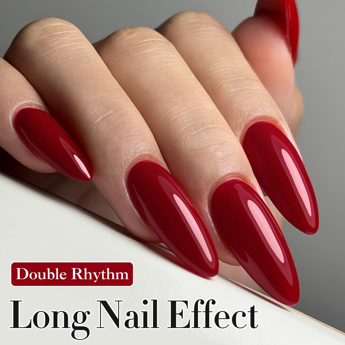 Double Rhythm Gel Nail Polish applied on nails