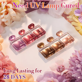 Double Rhythm Gel Nail Polish bottle with shimmer effect