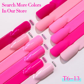 Double Rhythm Gel Nail Polish Bright Pink 15ml packaging