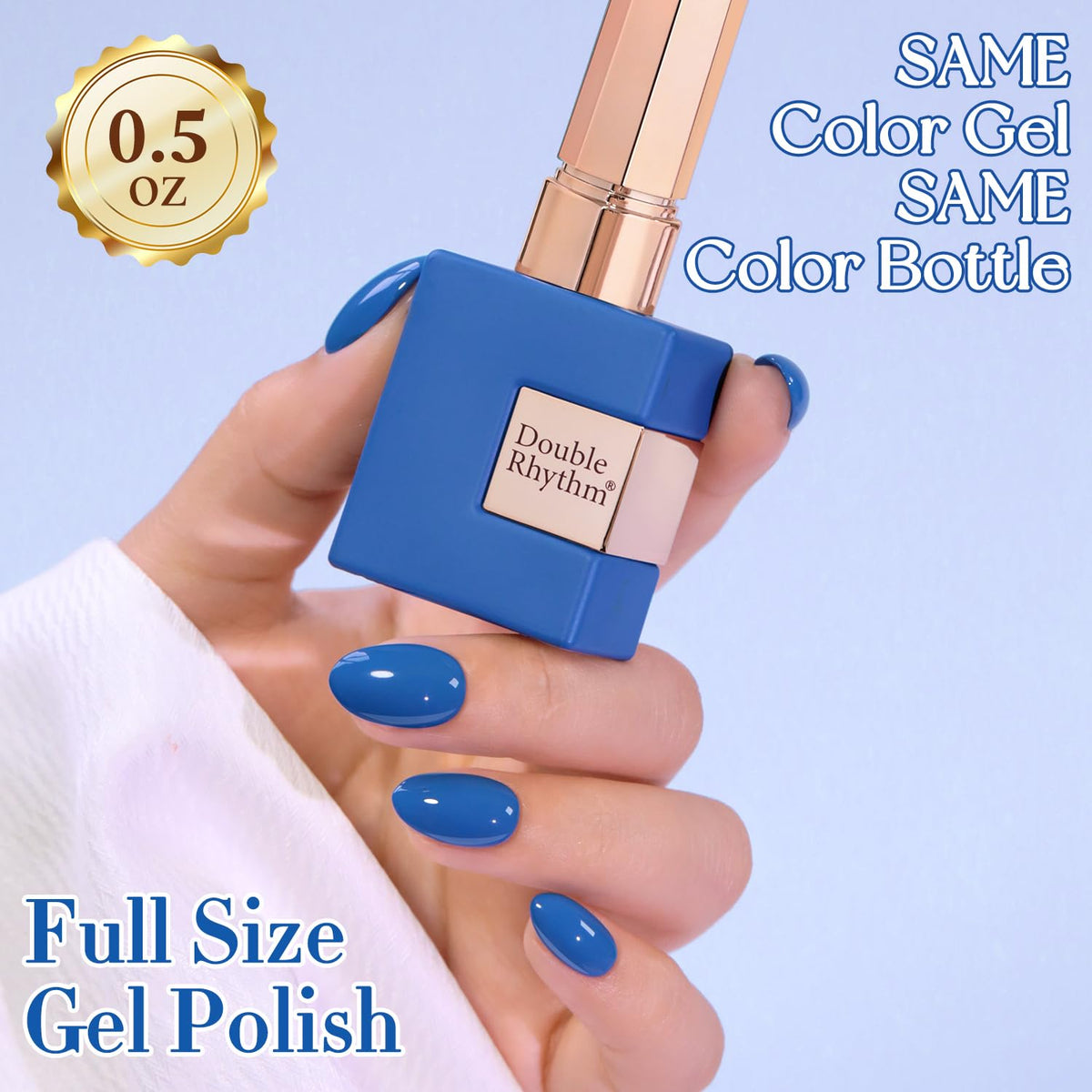Double Rhythm Gel Nail Polish Dark Cobalt packaging
