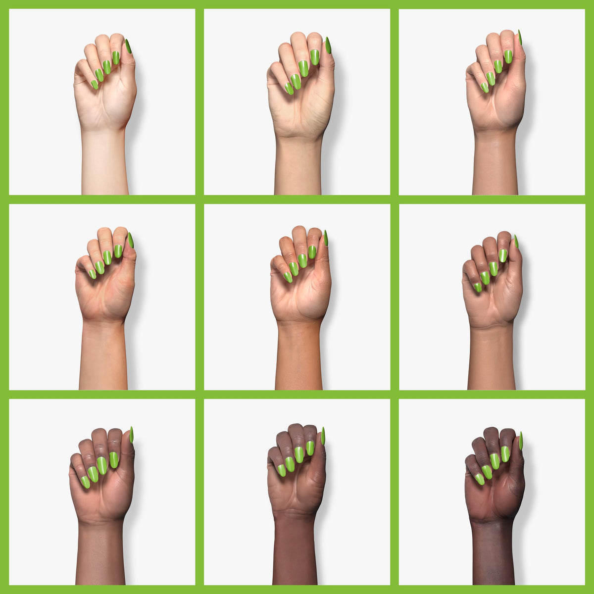 Double Rhythm Gel Nail Polish Light Green 15ML with UV lamp