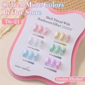 Double Rhythm Gel Nail Polish Pearl Purple packaging