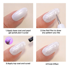 Double Rhythm Gel Nail Polish Pearl Yellow 15ML packaging details