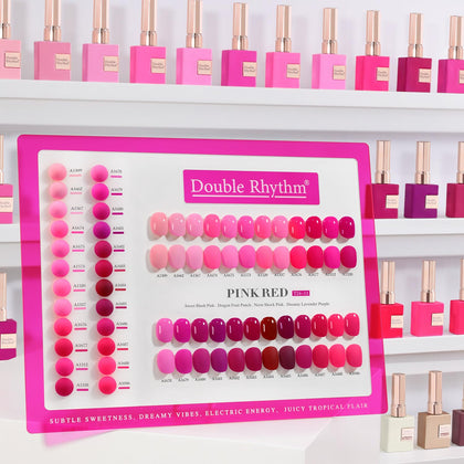Double Rhythm Gel Nail Polish Set 28Pcs in vibrant colours