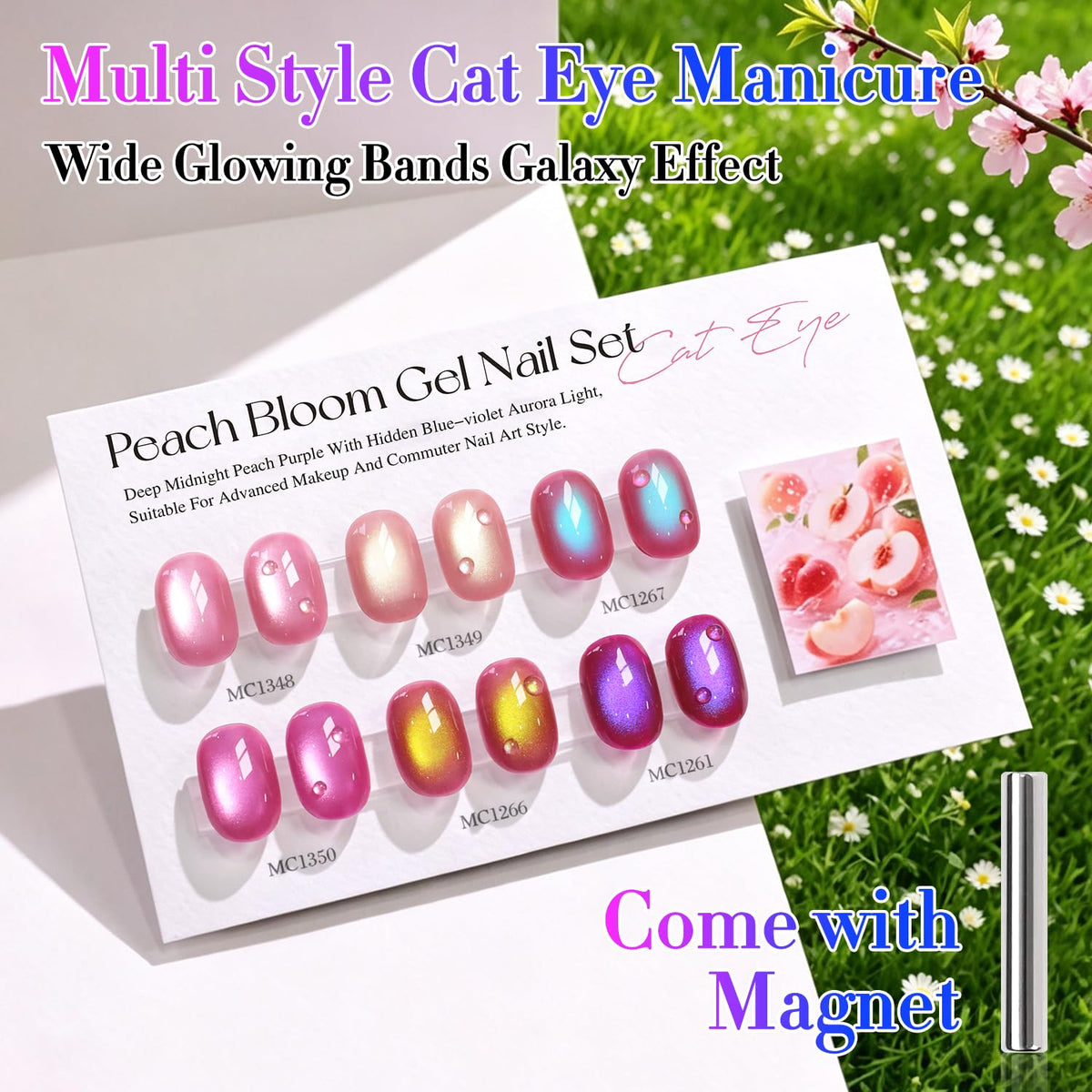 Double Rhythm Gel Nail Polish Set displayed with nail tools