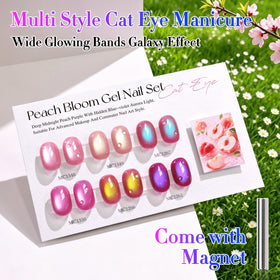 Double Rhythm Gel Nail Polish Set displayed with nail tools