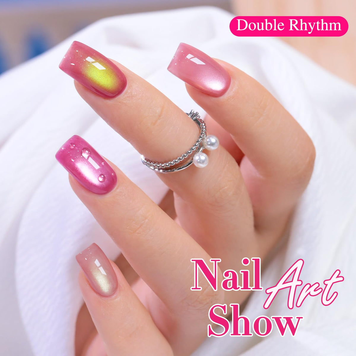 Double Rhythm Gel Nail Polish Set in packaging
