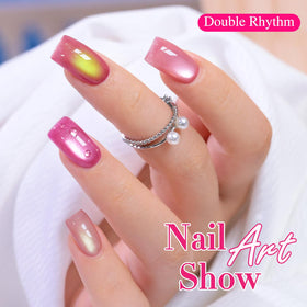 Double Rhythm Gel Nail Polish Set in packaging