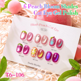 Double Rhythm Gel Nail Polish Set on a nail art table