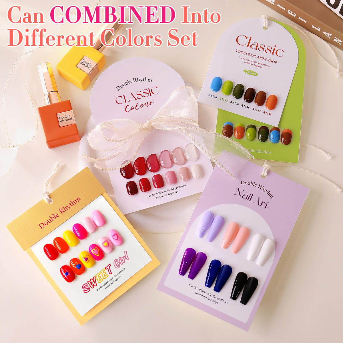 Double Rhythm Gel Nail Polish Set packaging