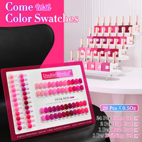 Double Rhythm Gel Nail Polish Set packaging view