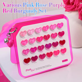 Double Rhythm Gel Nail Polish Set with base and top coat