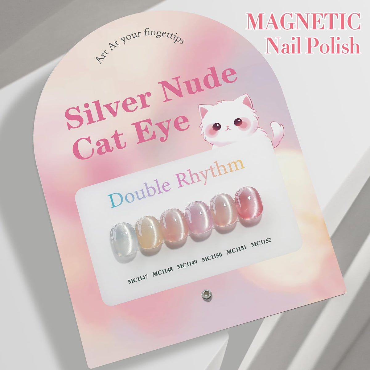 Double Rhythm Gel Nail Polish set with nail art tools