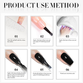 Double Rhythm Gel Nail Polish set with tools for nail art