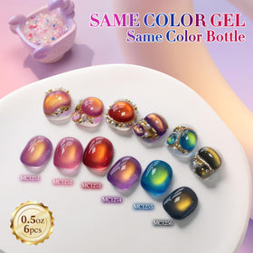Double Rhythm Gel Nail Polish Set with UV lamp
