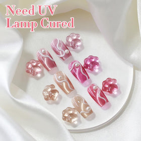 Double Rhythm Gel Nail Polish under UV lamp curing