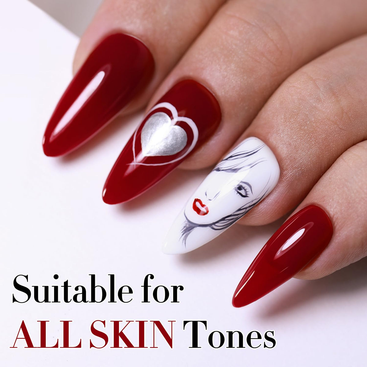 Double Rhythm Gel Nail Polish with base and top coat