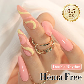 Double Rhythm Gel Polish 15ml application on nails