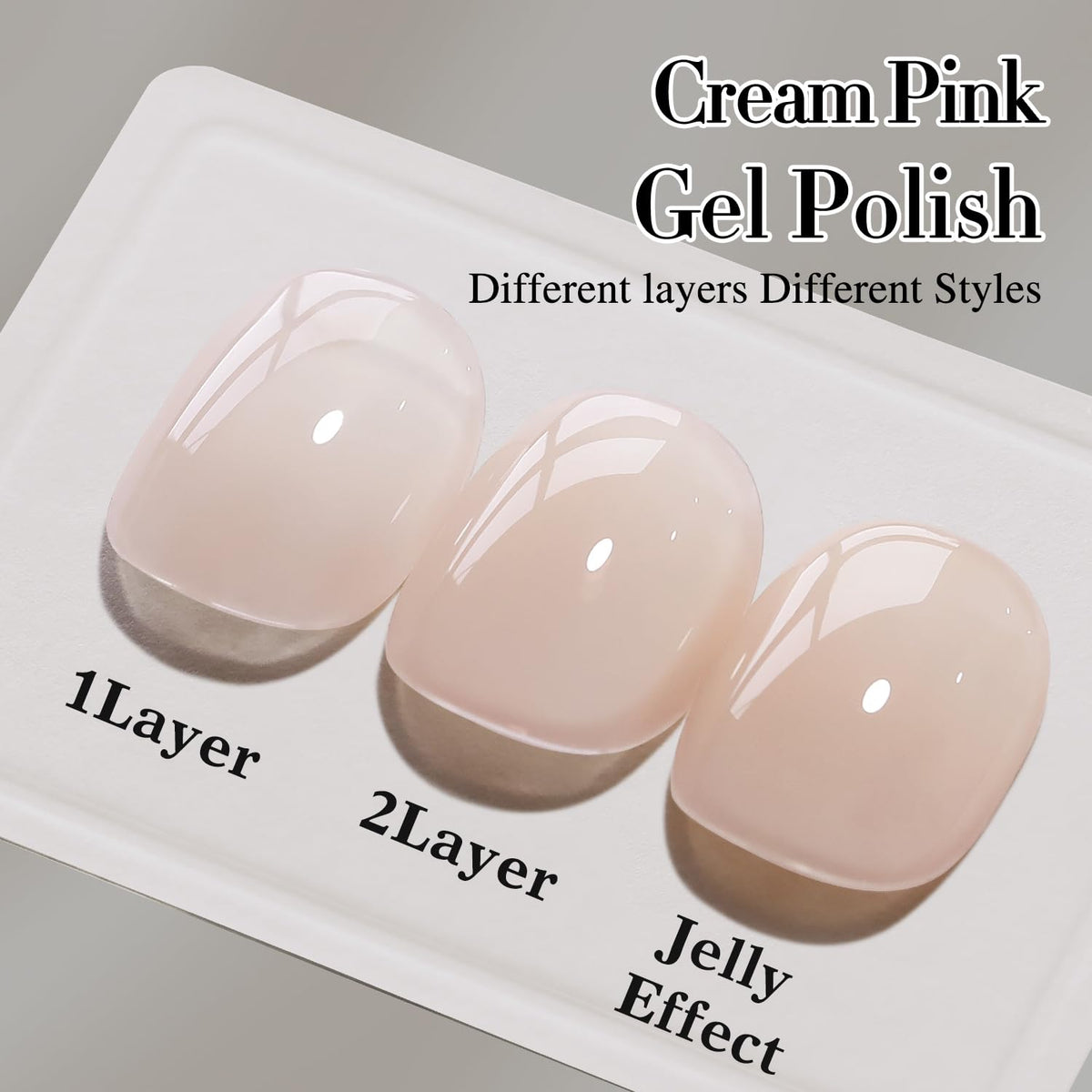 Double Rhythm Gel Polish 15ml Beige Nude with UV lamp