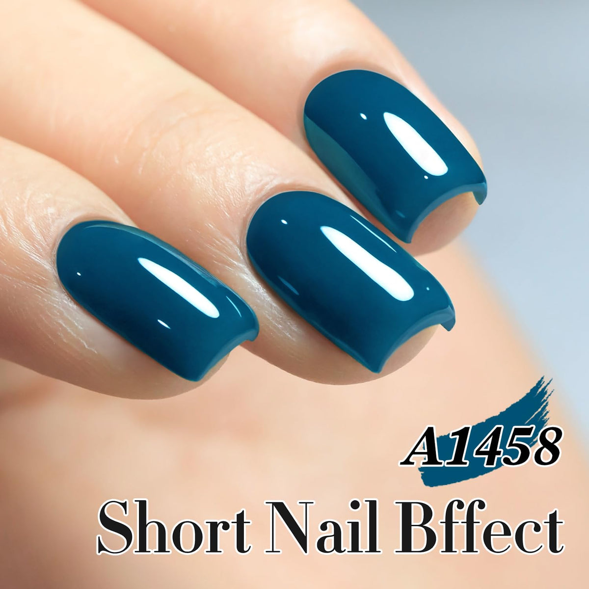 Double Rhythm Gel Polish 15ML Blue-A1458 bottle with cap