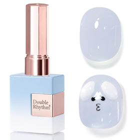 Double Rhythm Gel Polish 15ml Blue-A1624 front view