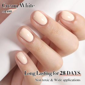 Double Rhythm Gel Polish 15ML Cream White A1480 packaging