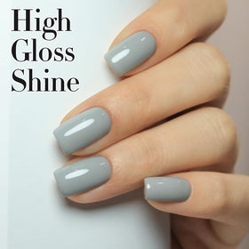 Double Rhythm Gel Polish 15ML Milky Gray in hand