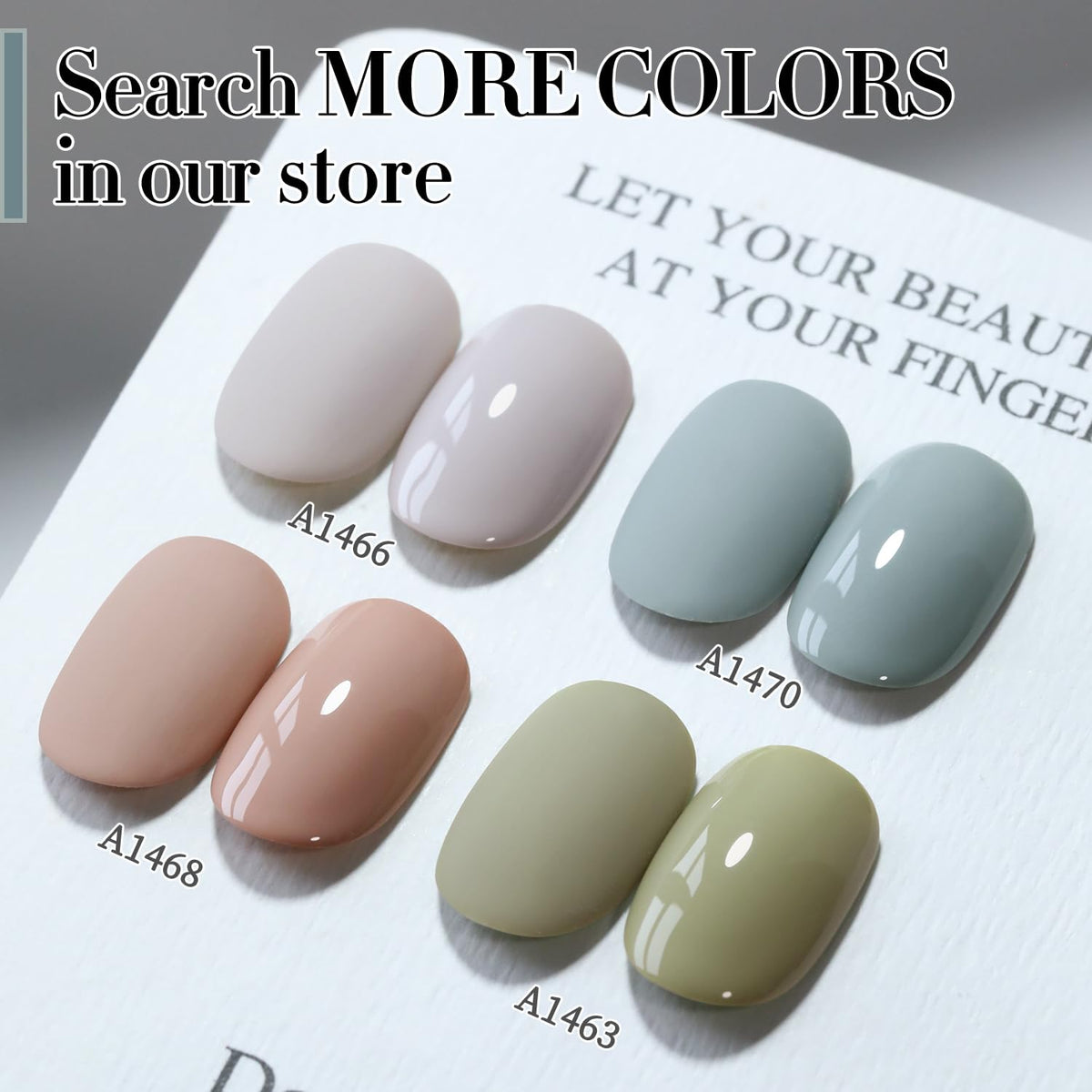 Double Rhythm Gel Polish 15ML Milky Gray packaging