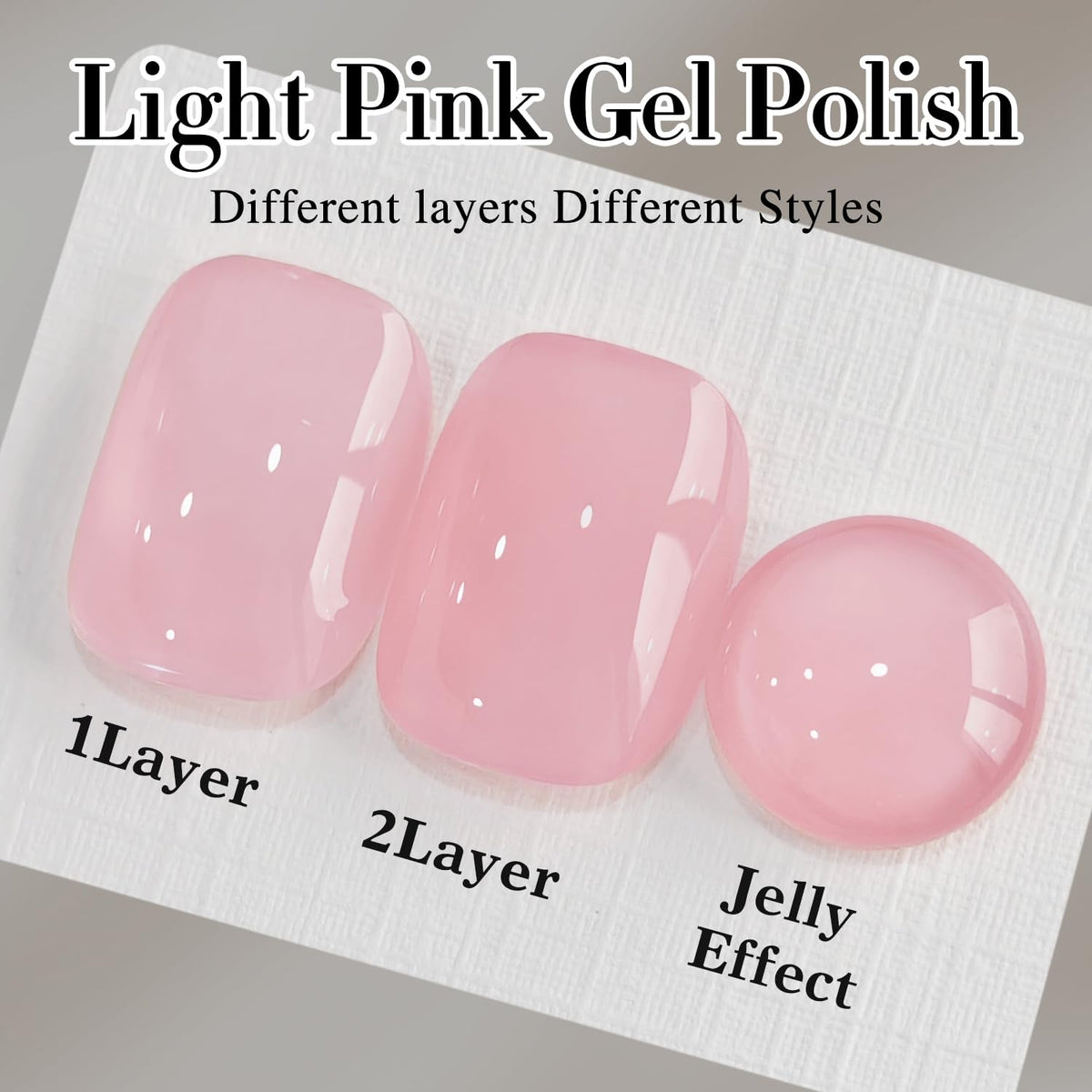 Double Rhythm Gel Polish 15ml Milky Pink with nail art tools