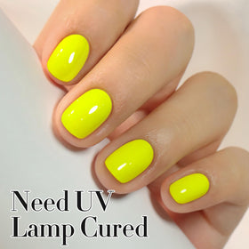Double Rhythm Gel Polish 15ml Neon Yellow H1043 packaging details