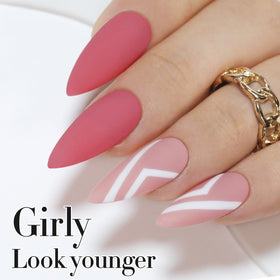 Double Rhythm Gel Polish 15ML Rose Pink A1473 lifestyle scene
