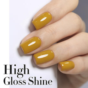 Double Rhythm Gel Polish 15ML Sage Yellow in packaging