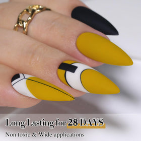 Double Rhythm Gel Polish 15ML Sage Yellow nail art design
