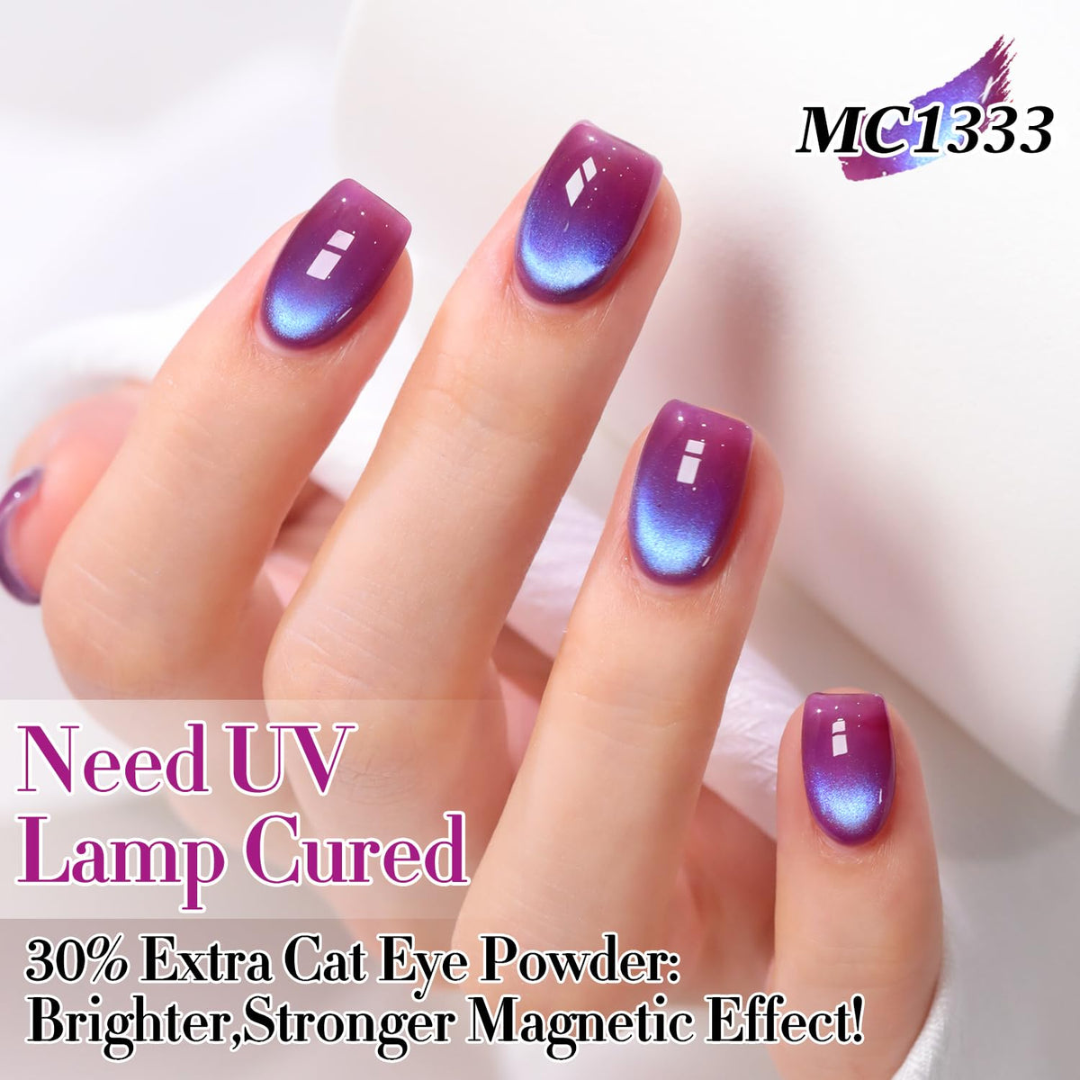 Double Rhythm gel polish application process