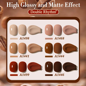 Double Rhythm Gel Polish bottle featuring Beige colour