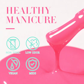 Double Rhythm Gel Polish bottle in hand