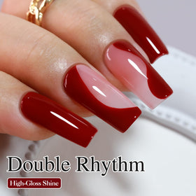 Double Rhythm gel polish bottle with label